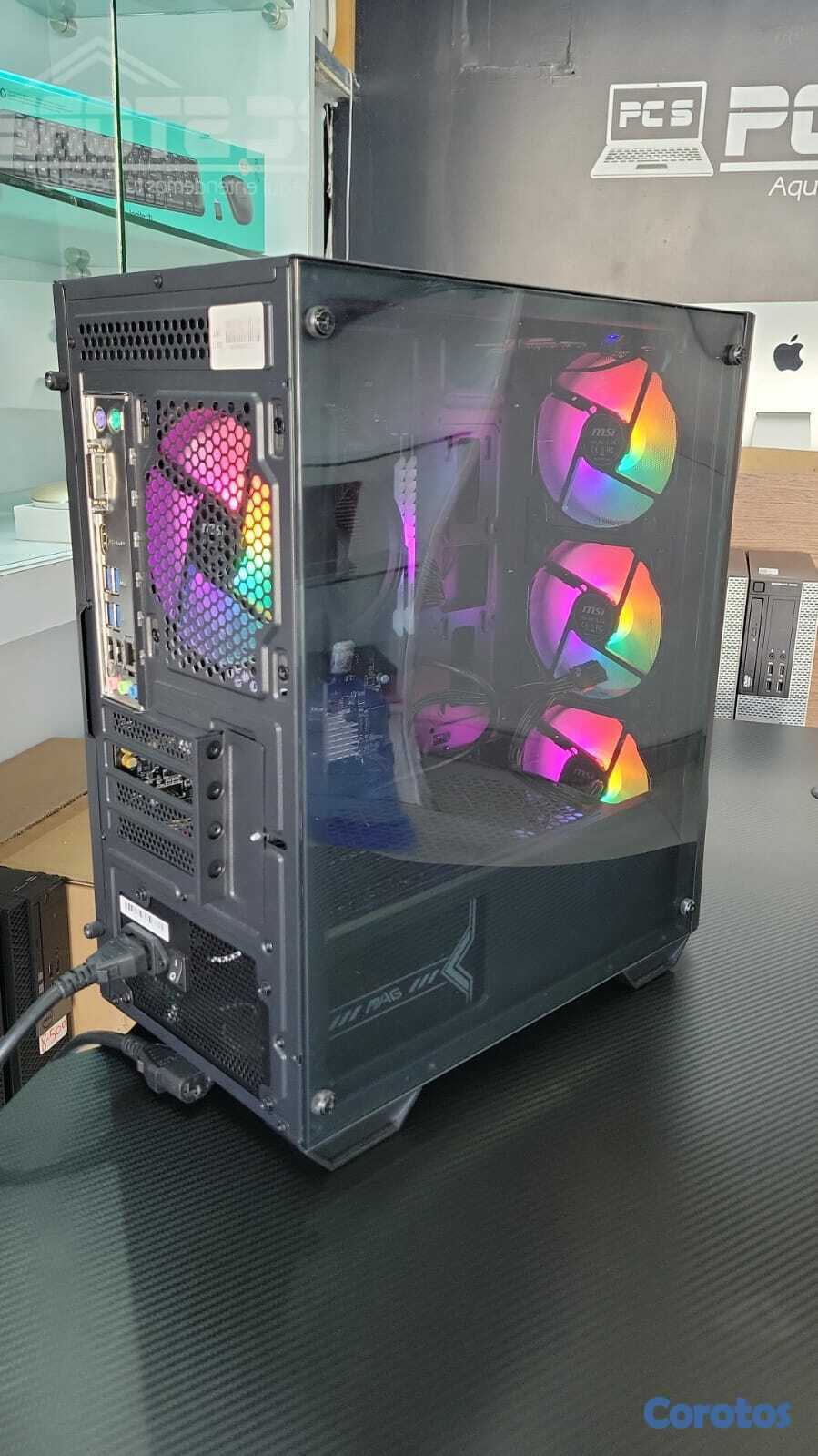 computadoras y laptops - Pc GAMING MSI , Ryzen 5 5600G  16GB 512 SSD 3