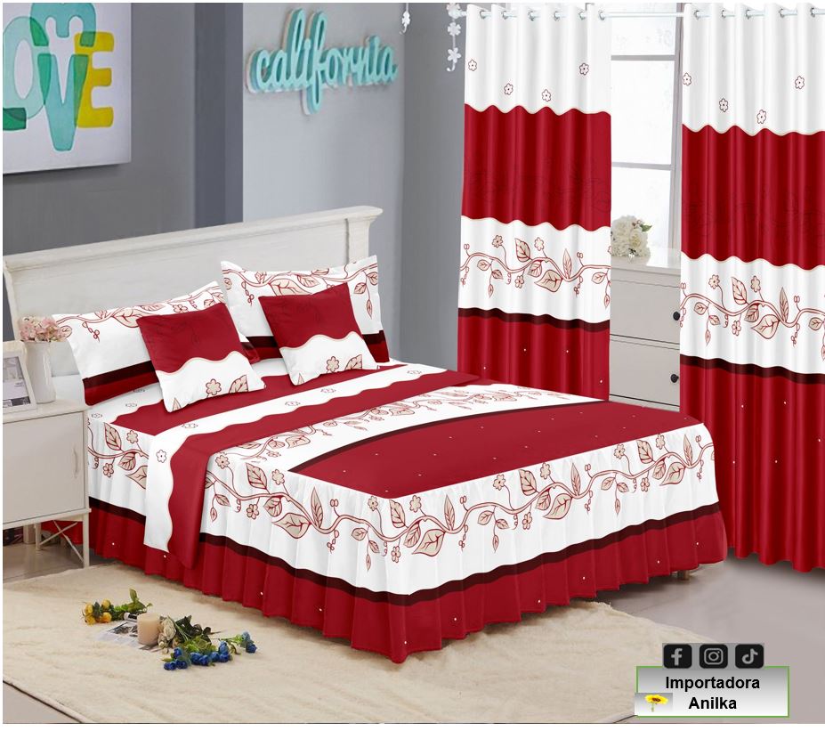 muebles y colchones - JUEGOS DE SABANAS CON ARANDELAS  0