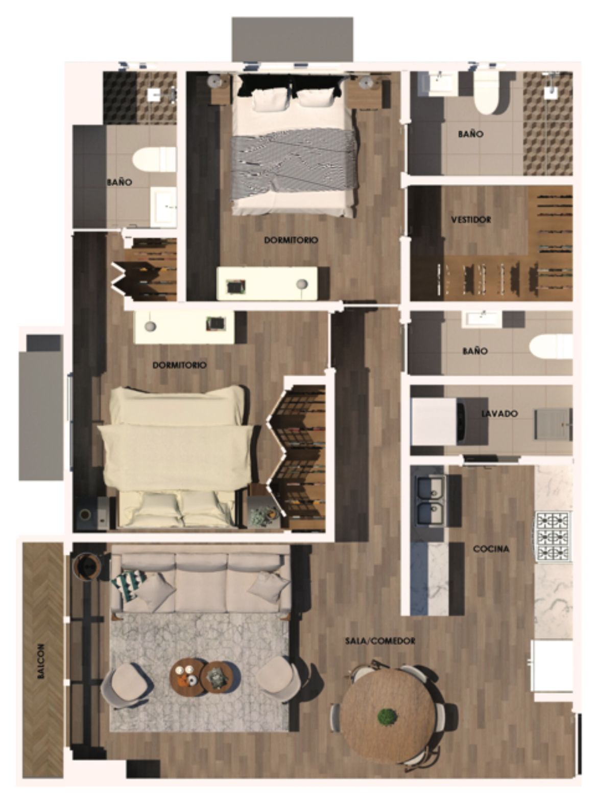 apartamentos - Apartamentos en venta en zona universitaria 3
