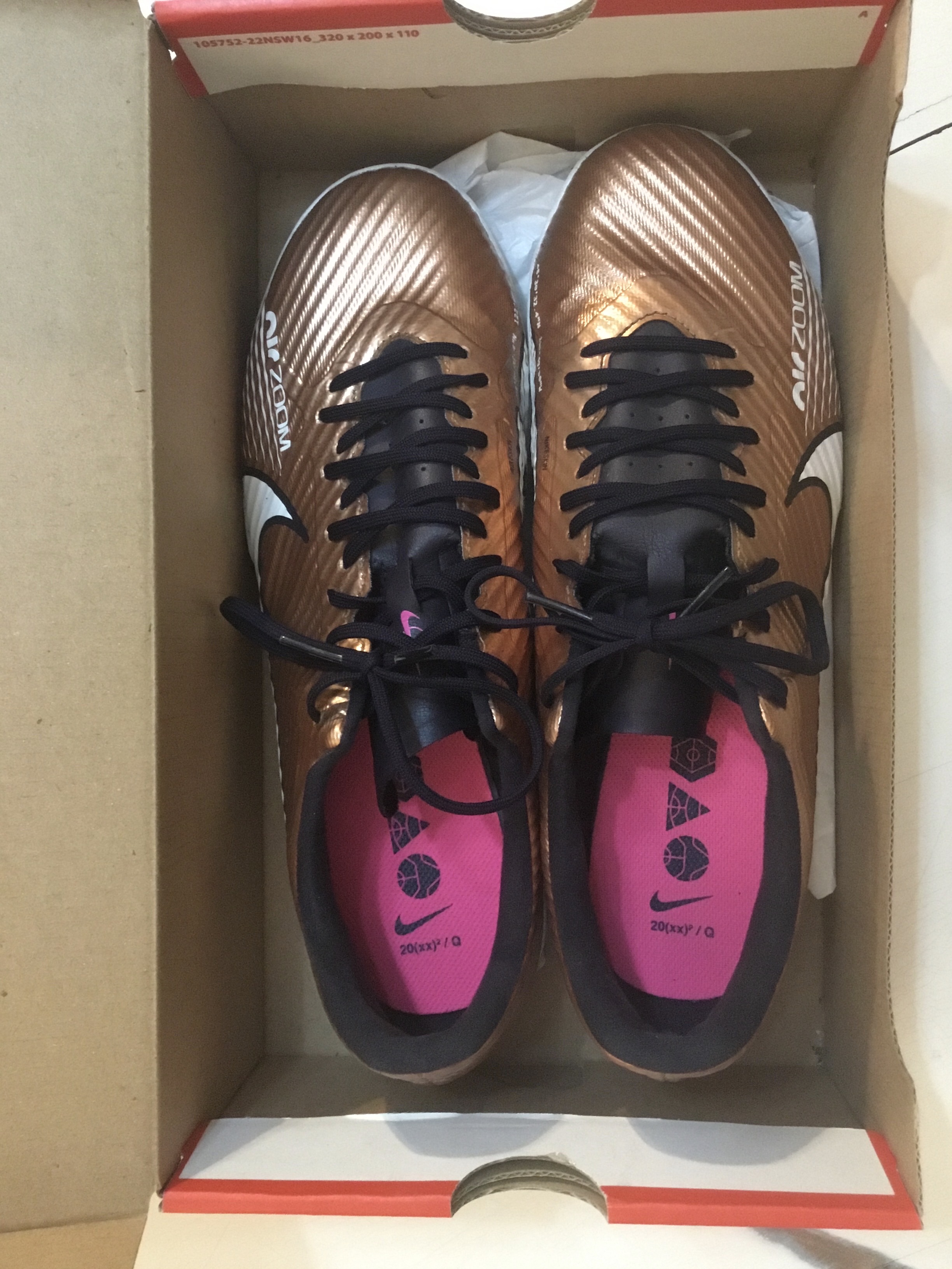 deportes - Tenis de fútbol Nike Zoom Mercurial Vapor 15 Pro Turf(todoterreno) – Talla US 11 6