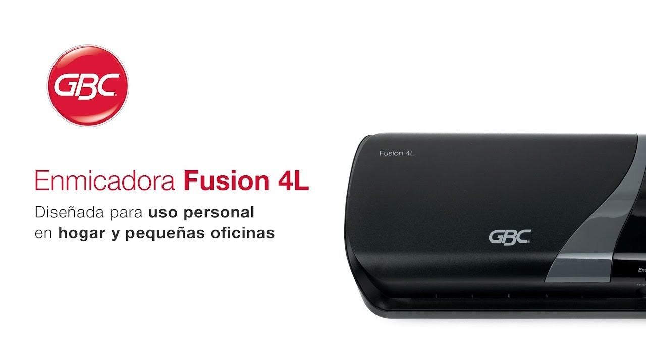 impresoras y scanners - PLASTIFICADORA GBC FUSION 4L P6664 PARA CARNET,LAMINAS 3 y 5  1