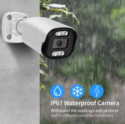 camaras y audio - kit de 4 camara de seguridad 0