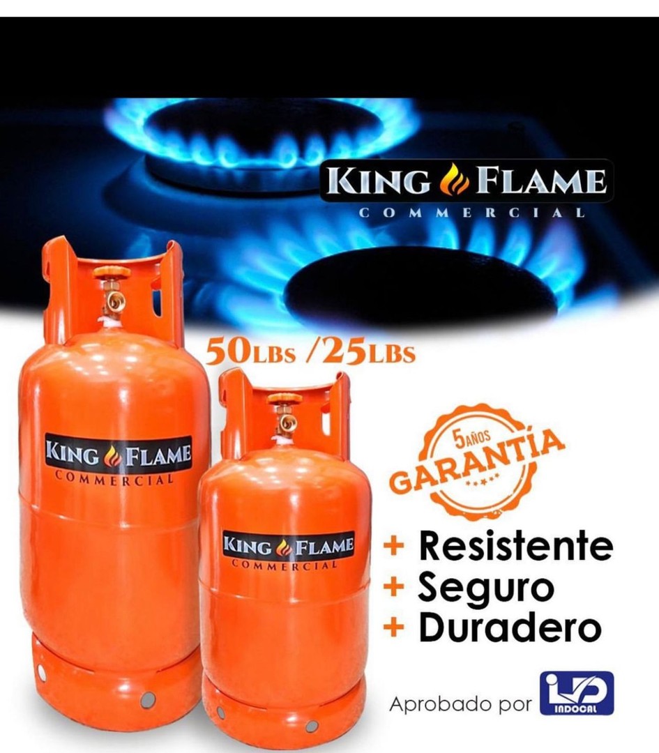 equipos profesionales - Tanques de Gas, Marca King Flame **OFERTA**


 1