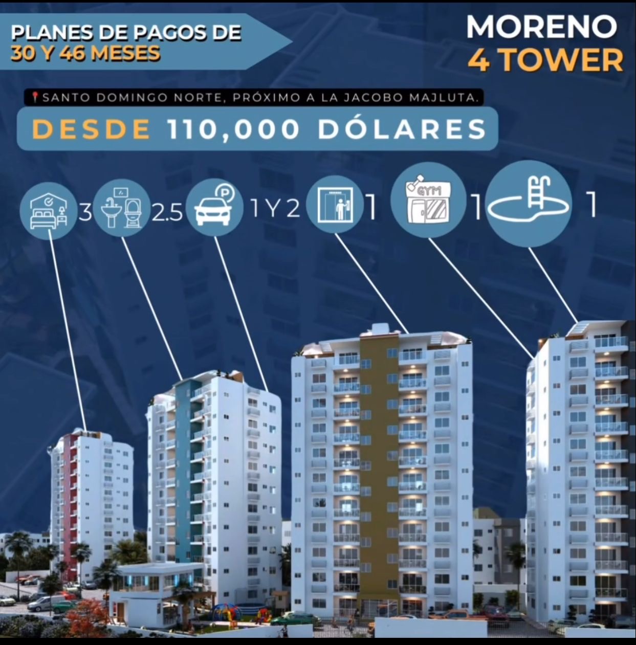 apartamentos - Apartamentos en Moreno 4 Tower 0