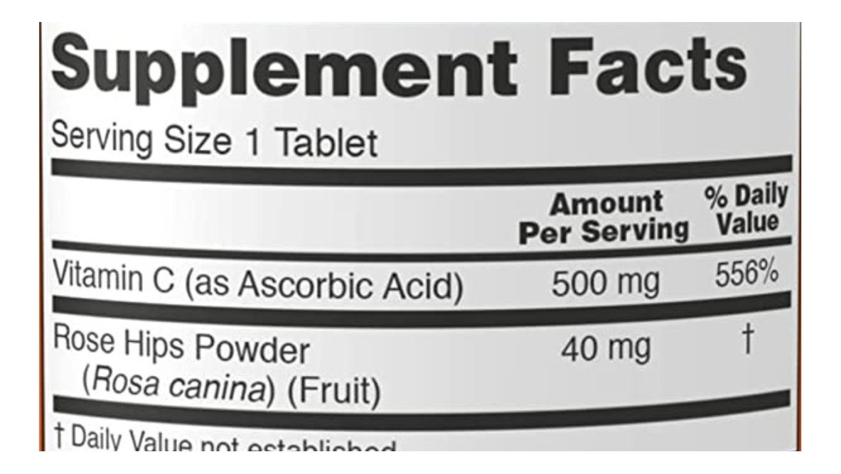Salud y Equipamiento Médico - Vitamina C 500mg 250 tabletas Now 1