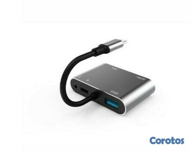 otros electronicos - Adaptador 5 en 1 HDMI VGA 4K 2