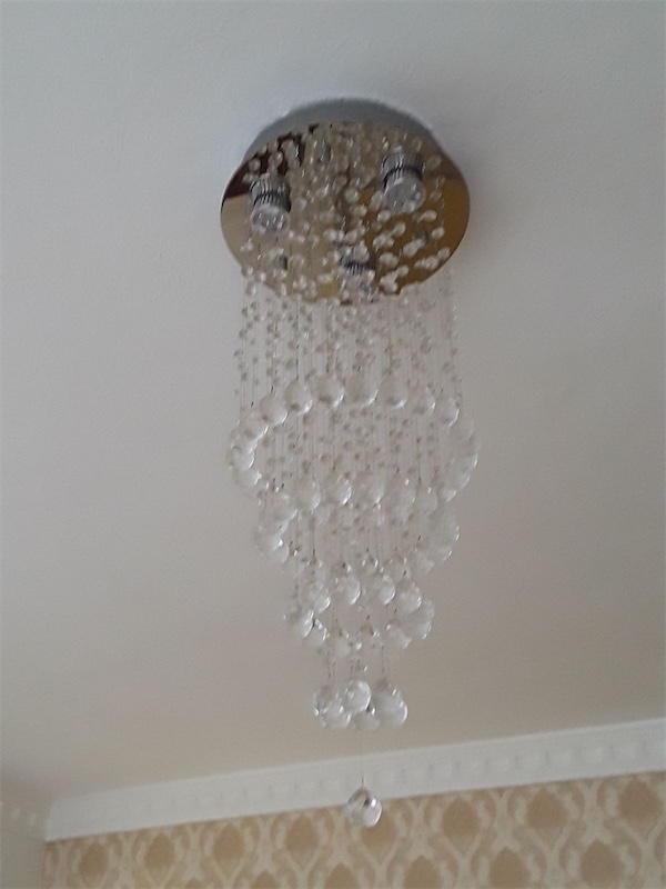 decoración y accesorios - Dos lamparas en cristales  1