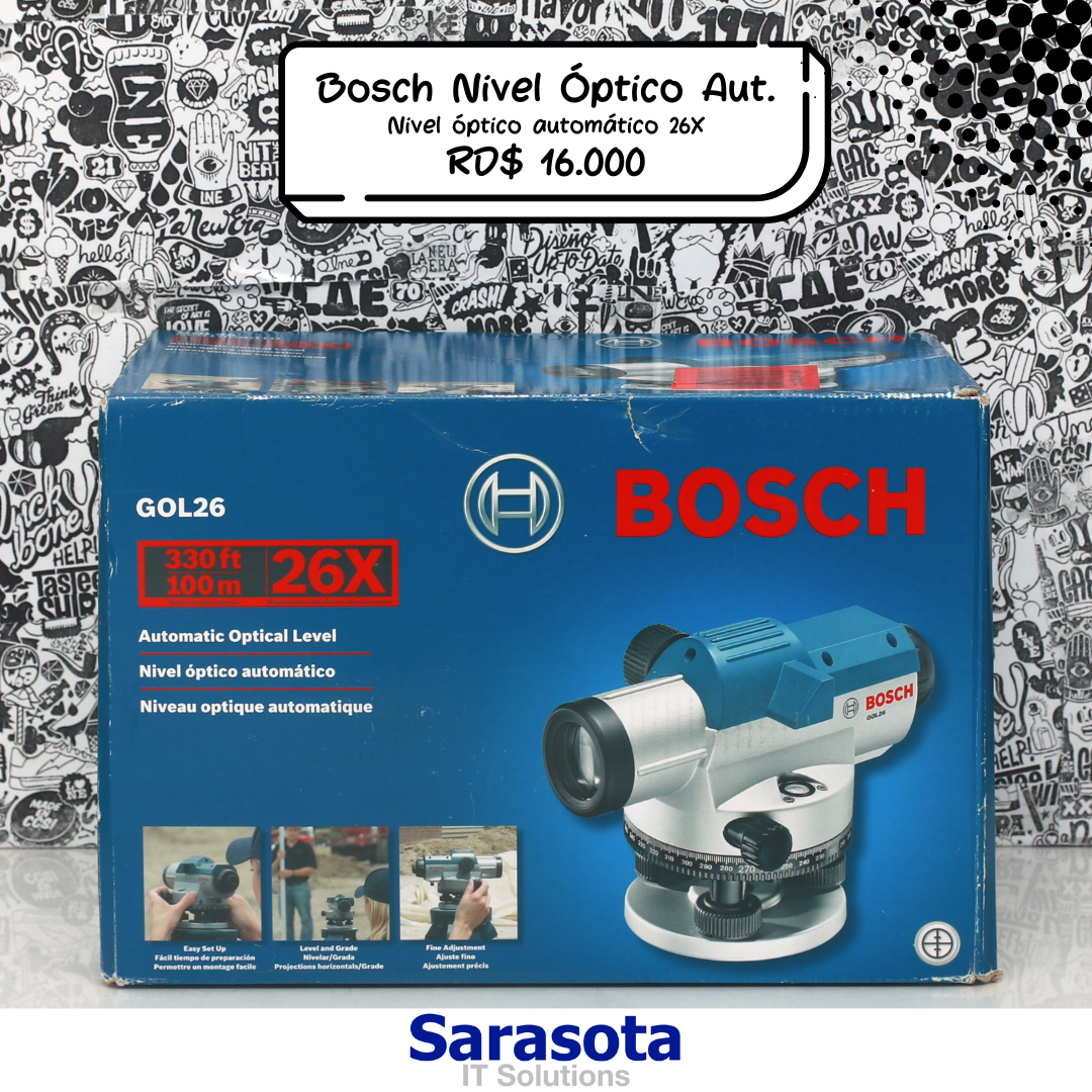 equipos profesionales - Bosch Nivel óptico automático 26X nuevo 0