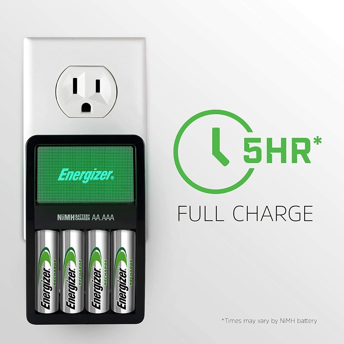 Salud y Equipamiento Médico - Cargador Bateria Energizer Con 4 Baterías Aa Nimh Recargable 2