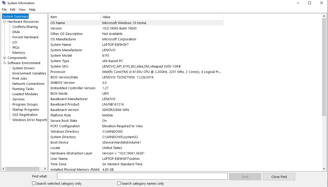 computadoras y laptops - Lenovo Ideapad 330S – Pantalla 15.6", Intel i3 8