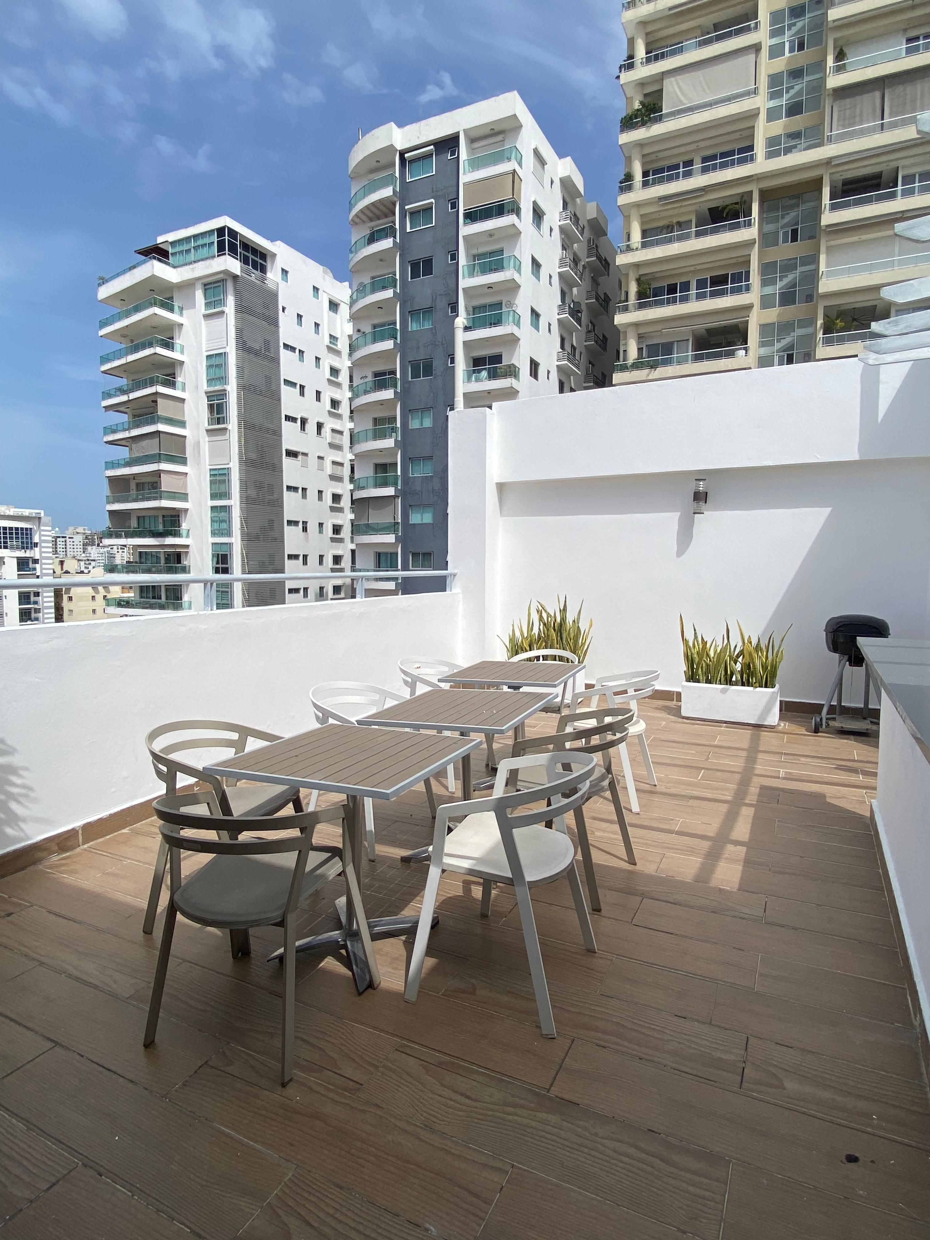apartamentos - Apartamento amueblado en alquiler en Piantini  8