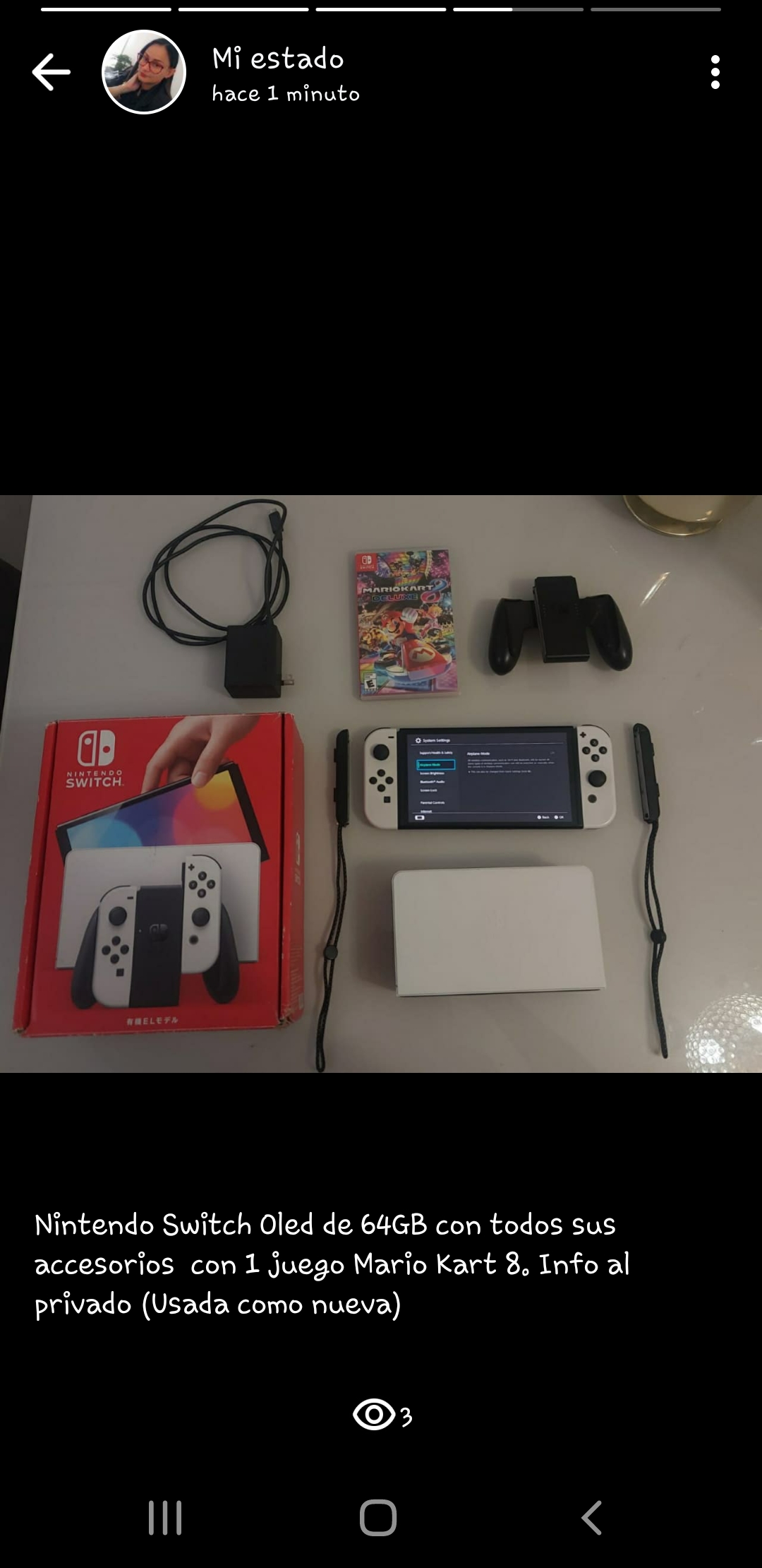 consolas y videojuegos - Nintendo Switch OLed 1