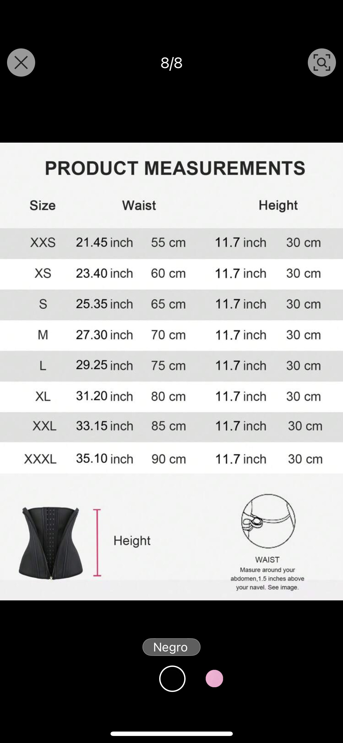 ropa para mujer - Faja reductora de cintura con zipper 4