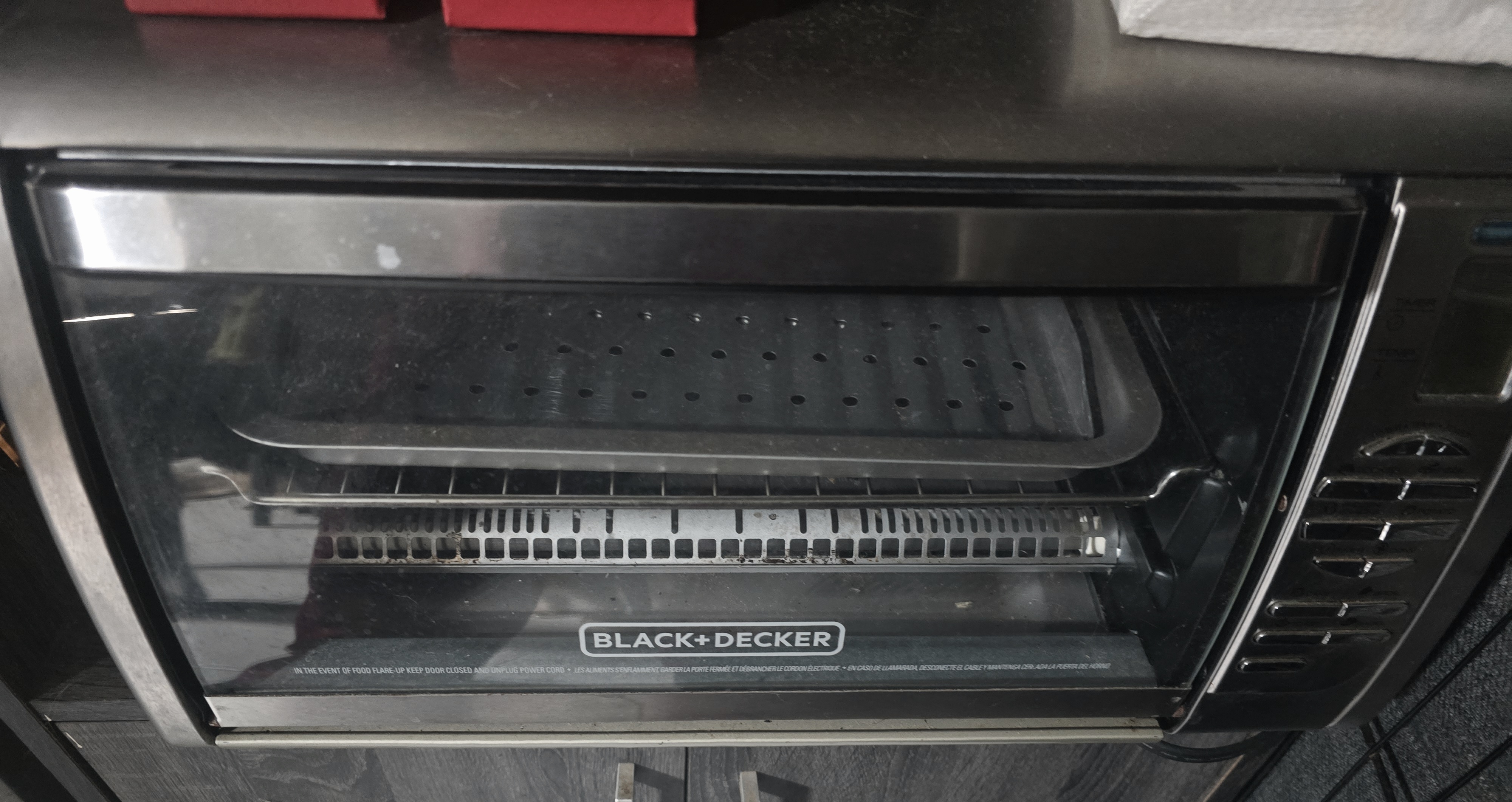 electrodomesticos - Horno Digital black and decker en acero inoxidable plateado 1