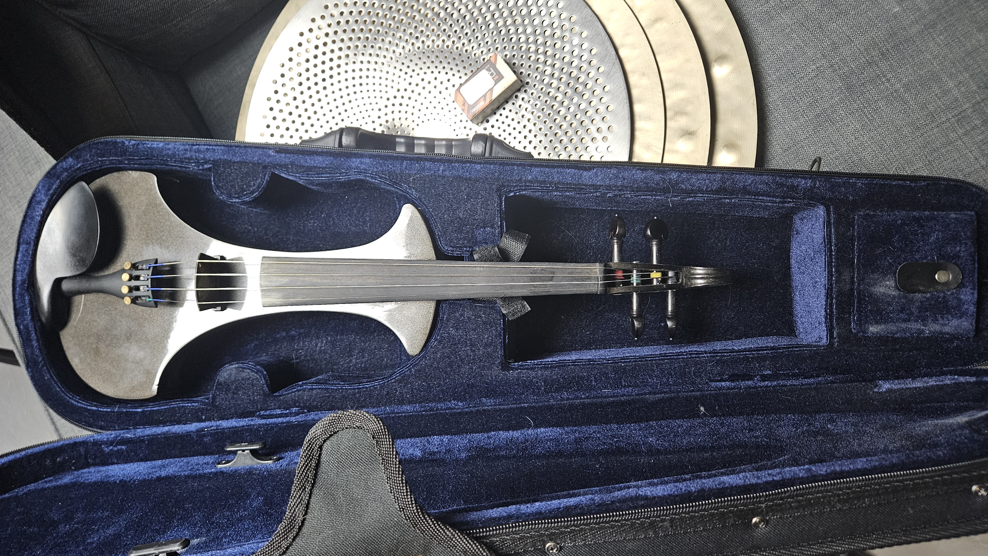 instrumentos musicales - Violin Electrico + Arco de fibra de carbono 1