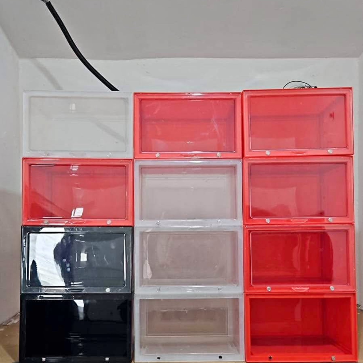decoración y accesorios - cajones acrílicos para zapatos 0