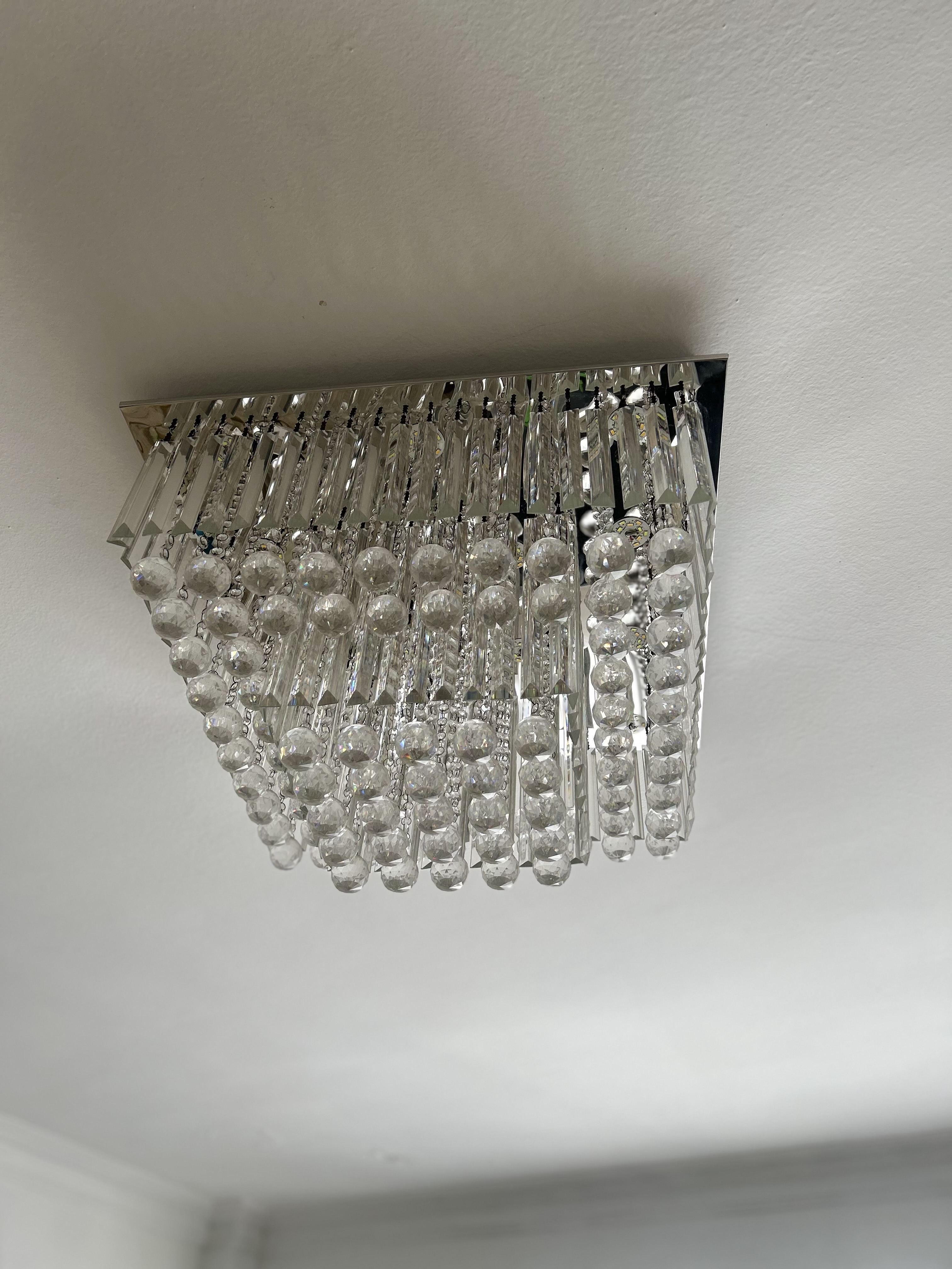 decoración y accesorios - candelabro de cristal  0