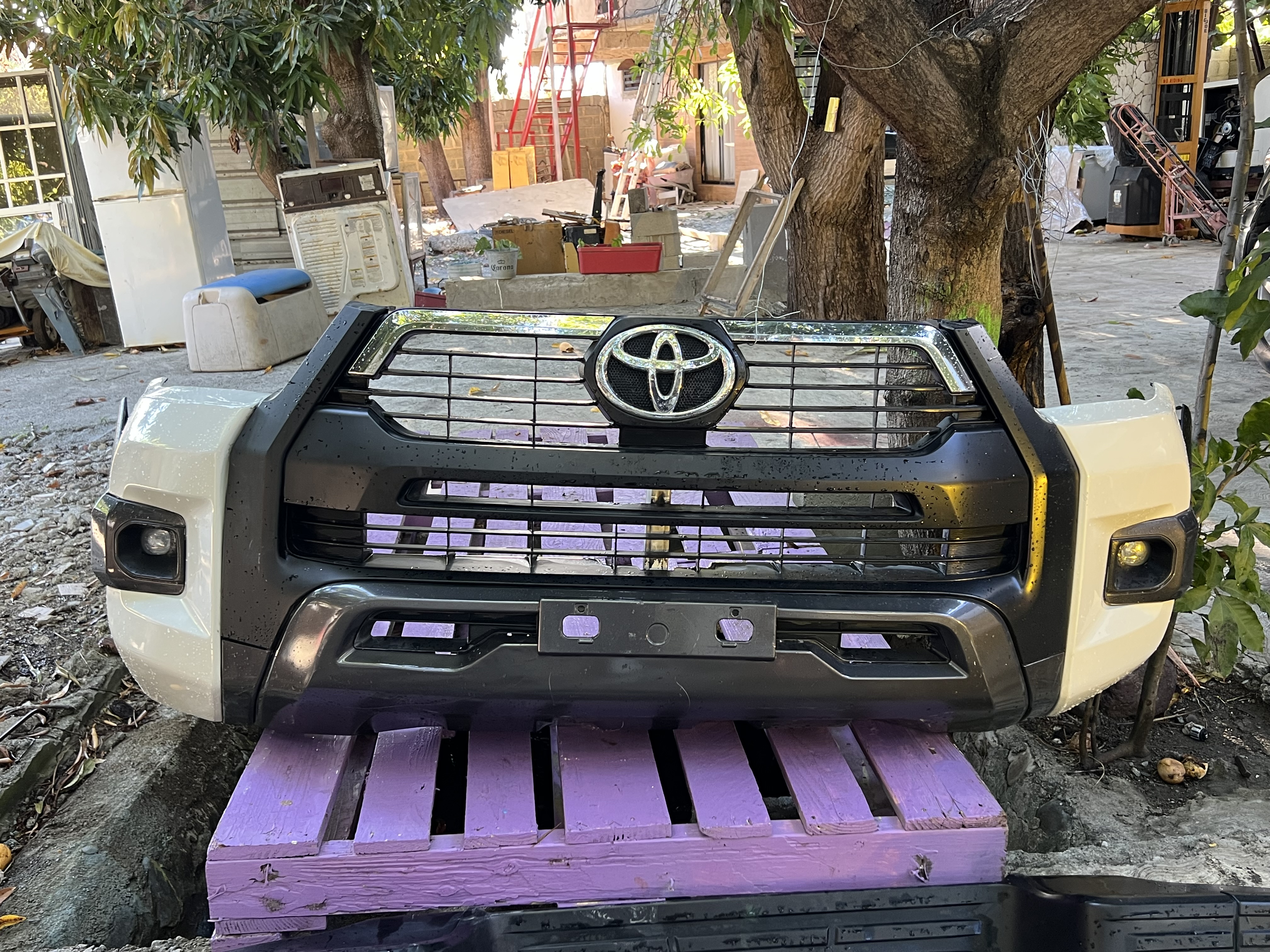 jeepetas y camionetas - Kit Toyota Hilux Rocco 2022. 2 Bumper,2Pantala,Fle 0