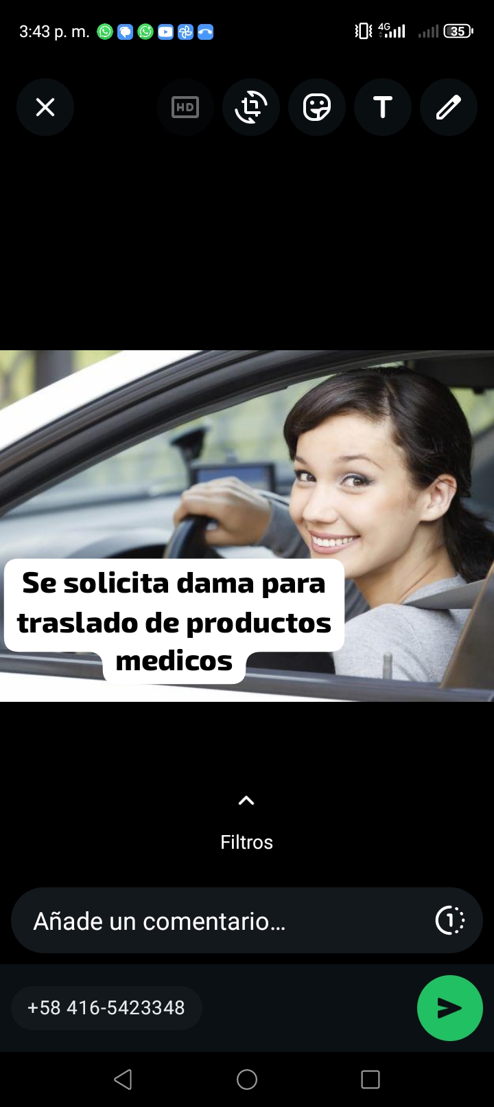 empleos disponibles - Se solicita dama que sepa conducir  0