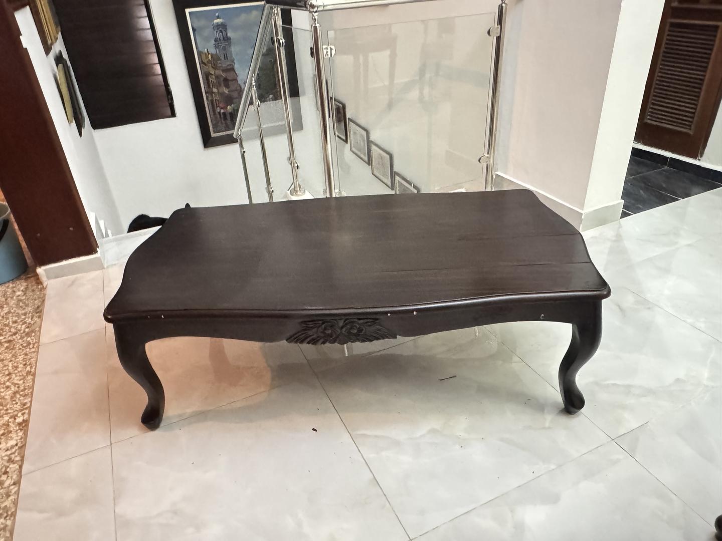 muebles y colchones - Encanto Colonial en Caoba: 3 Muebles + Mesa, ¡Oportunidad Única! 6