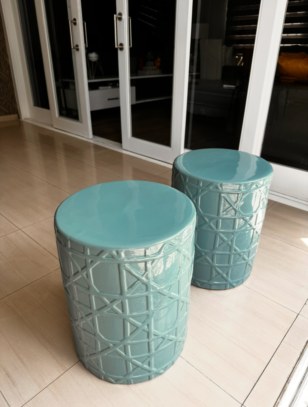 decoración y accesorios - Bancos de Cerámica Azul 0