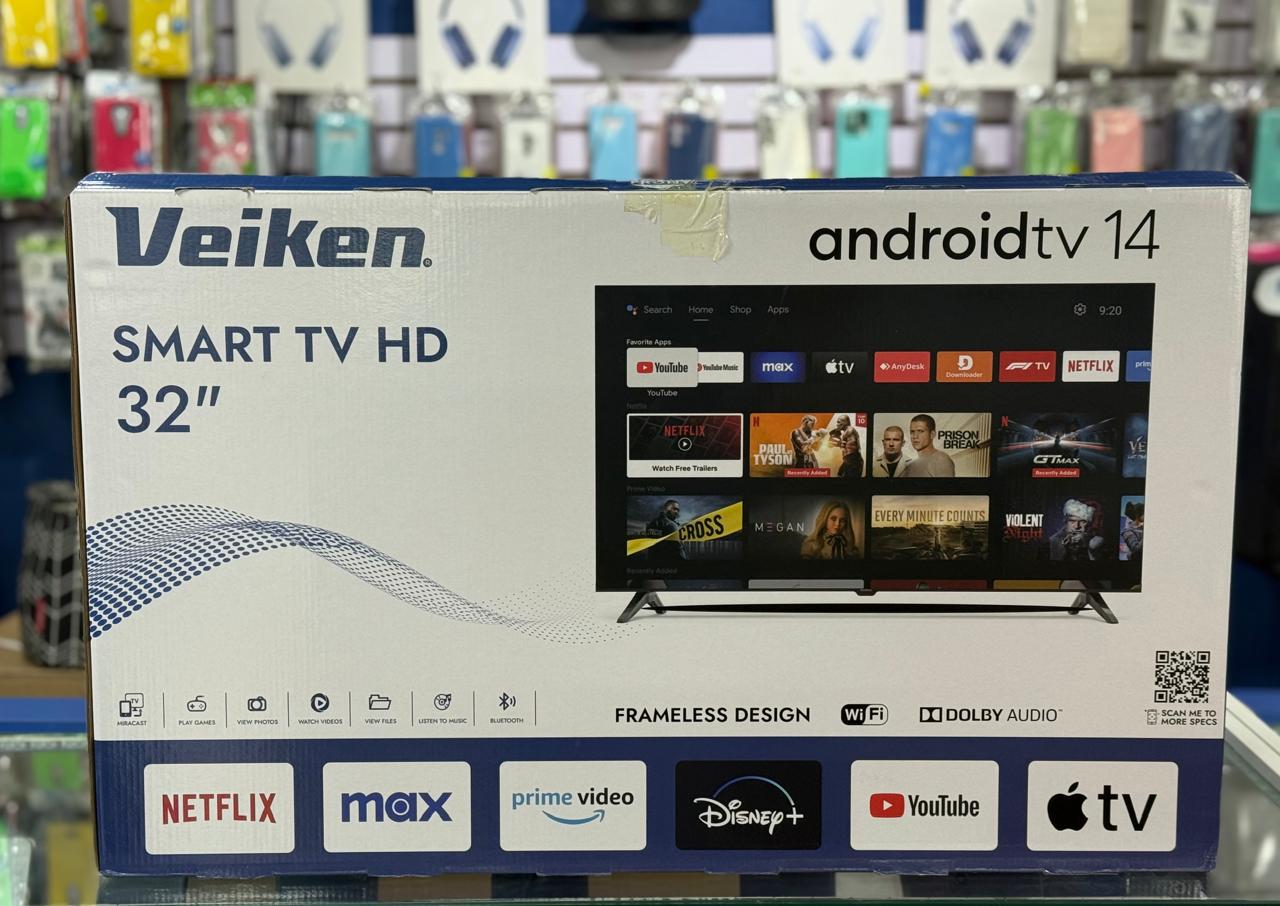 tv - SMART TV VEIKEN DE 32 PULGADAS ANDROID TV