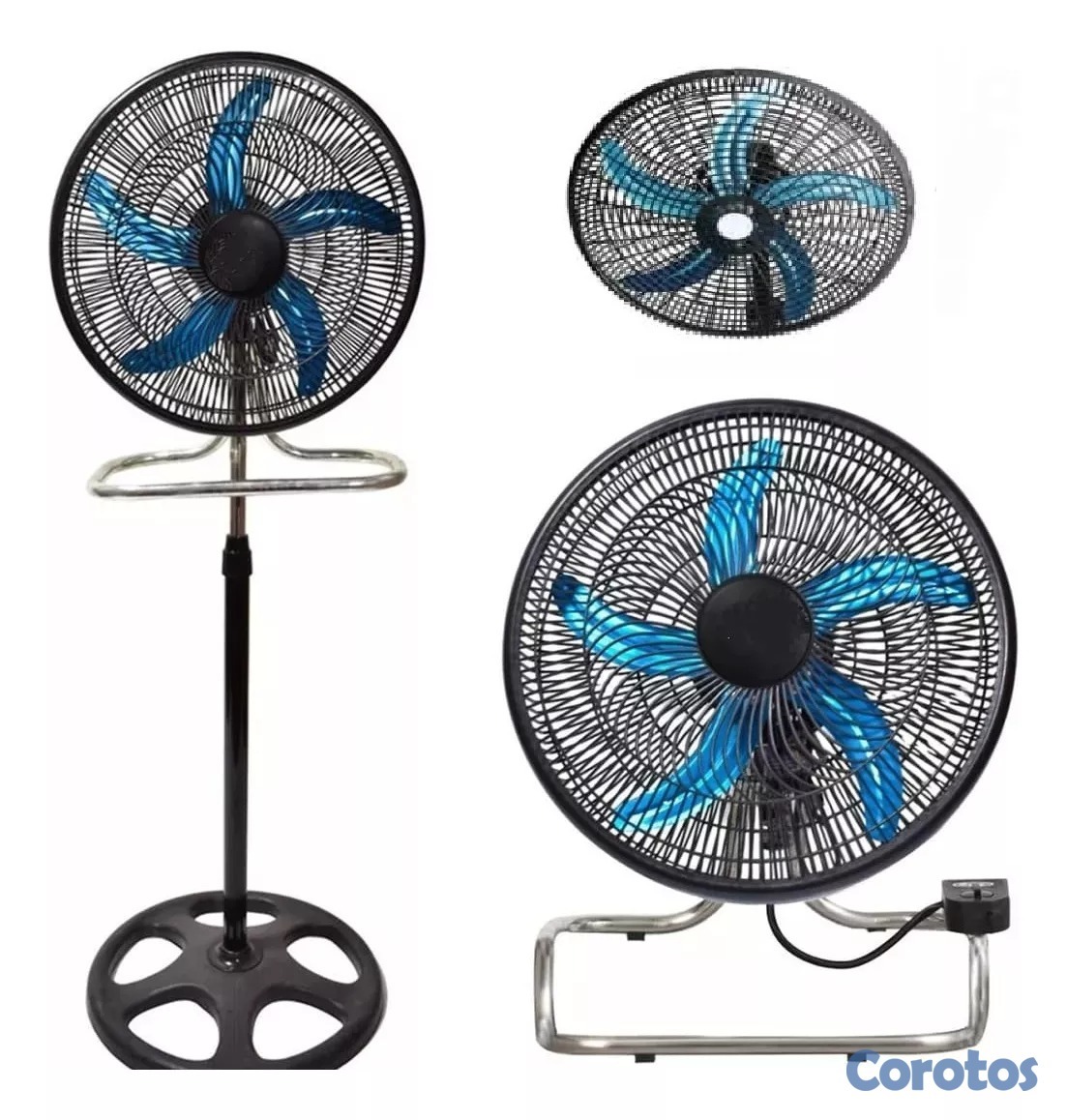 aires acondicionados y abanicos - ABANICO DE DE PEDESTAL 18 PULGADAS  3 EN 1 JQ-1142 3