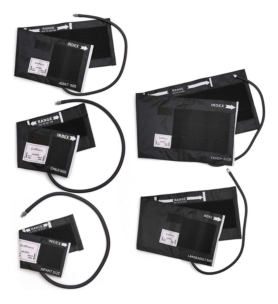 Salud y Equipamiento Médico - Tensiometro Manual De Presión Arterial Kit Manguito X 5 3