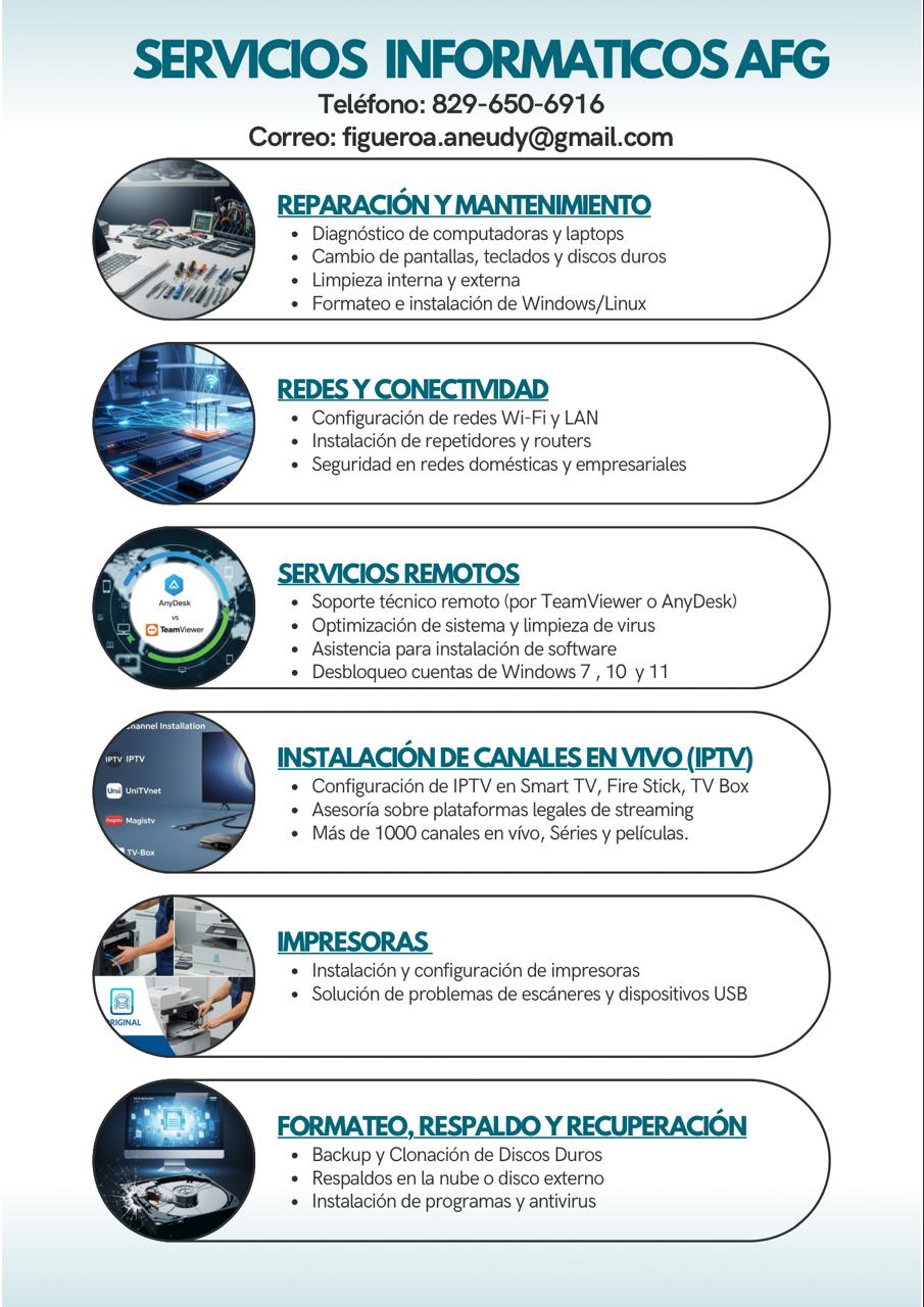 servicios profesionales - Servicios Informáticos 0