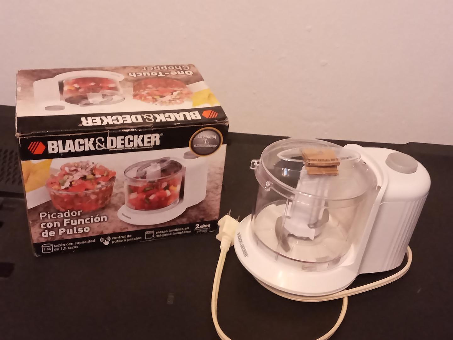 electrodomesticos - Picador Black & Decker nievo 1