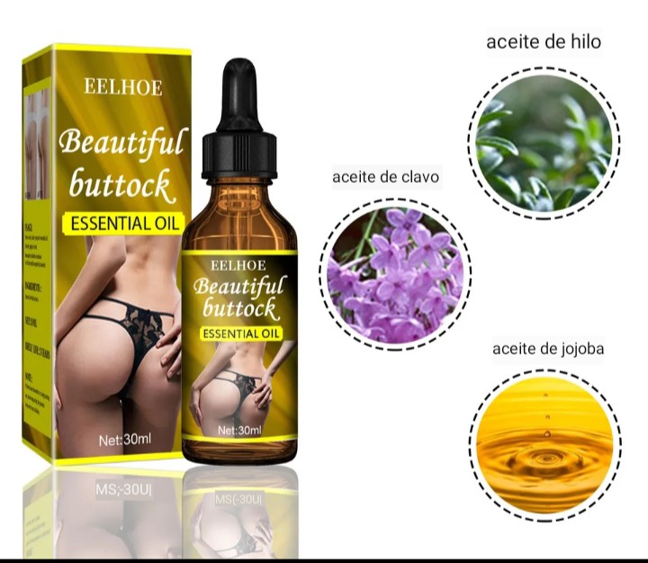 salud y belleza - Aceite esencial para realzar los glúteos 100% eficaz 0