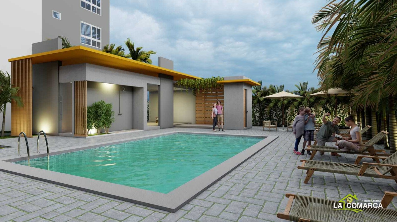 apartamentos - Apartamento en Venta en Santiago con Piscina 7