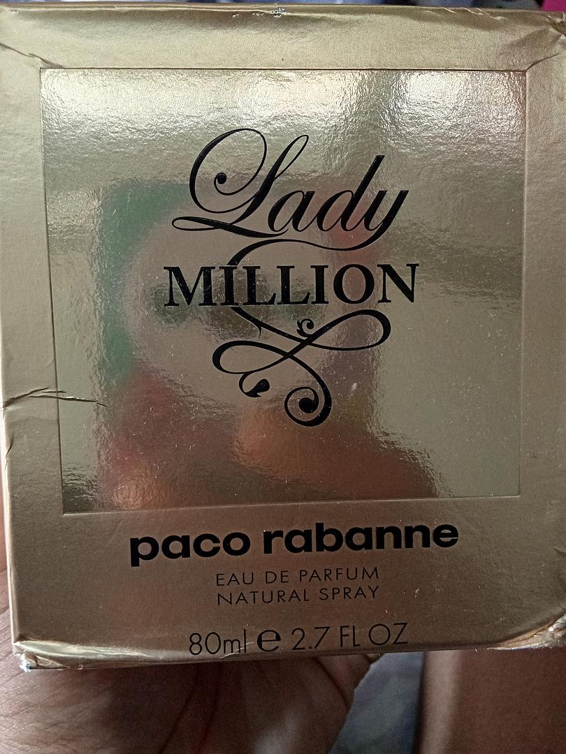 salud y belleza - Perfume de mujer Original Paco Rabanne Lady Million 80ml 🧴