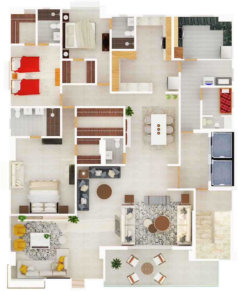apartamentos - Proyecto de apartamentos los cacicazgos 3