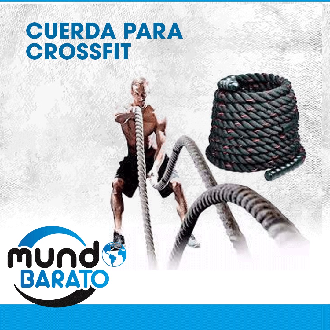 deportes - Soga Cuerda crossfit gym ejercicio batalla entrenar alta intesidad 0