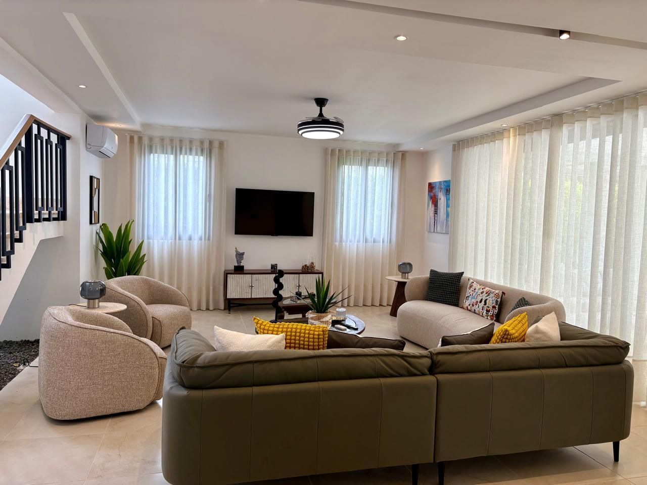 casas vacacionales y villas - Villa en venta o  alquiler en punta cana village  8
