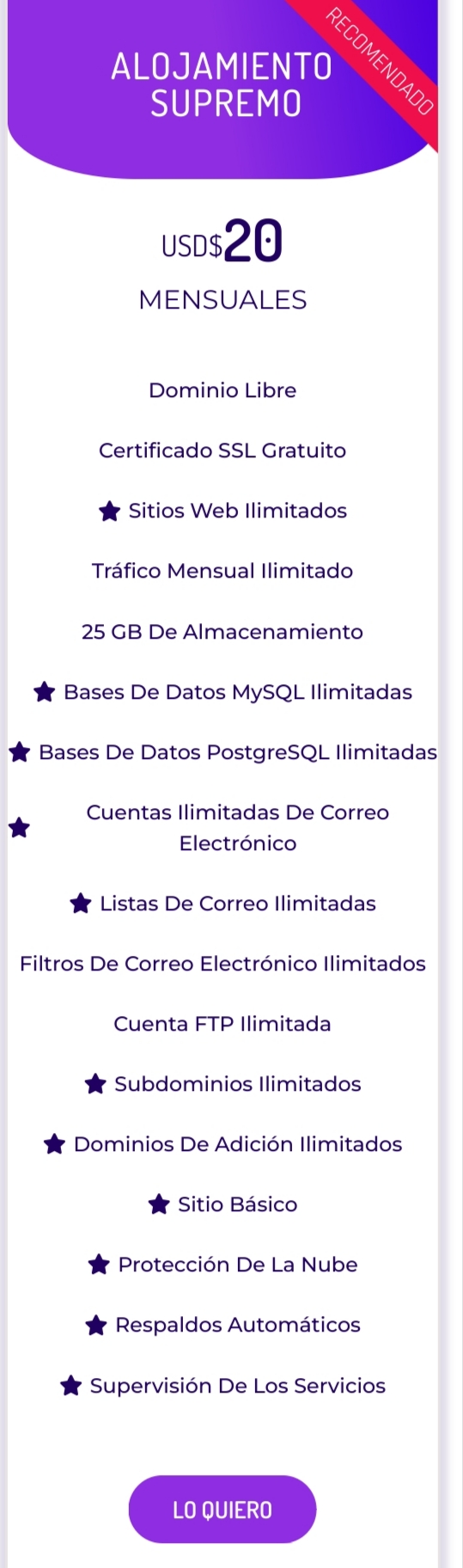 servicios profesionales - Venta de alojamiento web 3