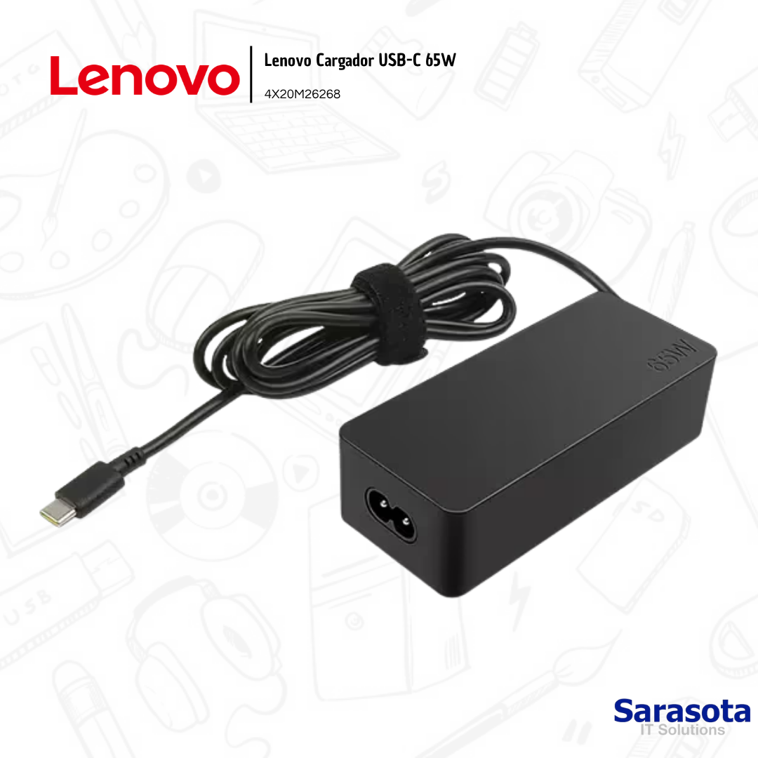 accesorios para electronica - Lenovo Cargador USB-C 65W ó adaptador de corriente 2