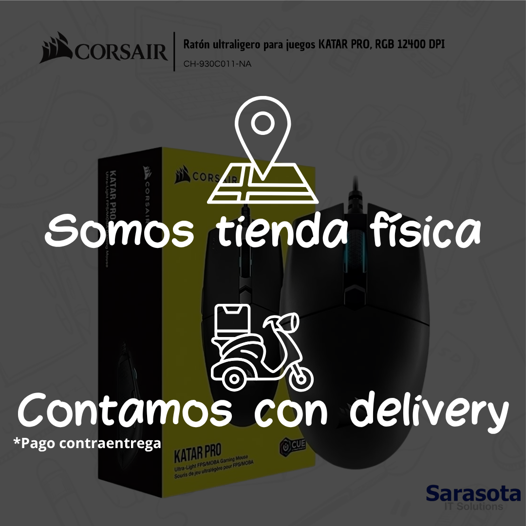accesorios para electronica - Corsair Ratón ultraligero para juegos KATAR PRO, R 2