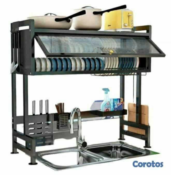 cocina - Escurridor de platos con tapa 4