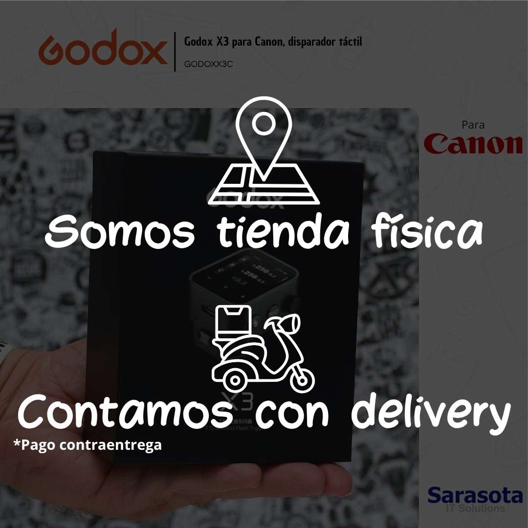 accesorios para electronica - Godox Disparador X3 para Canon Garantía 1 año  2