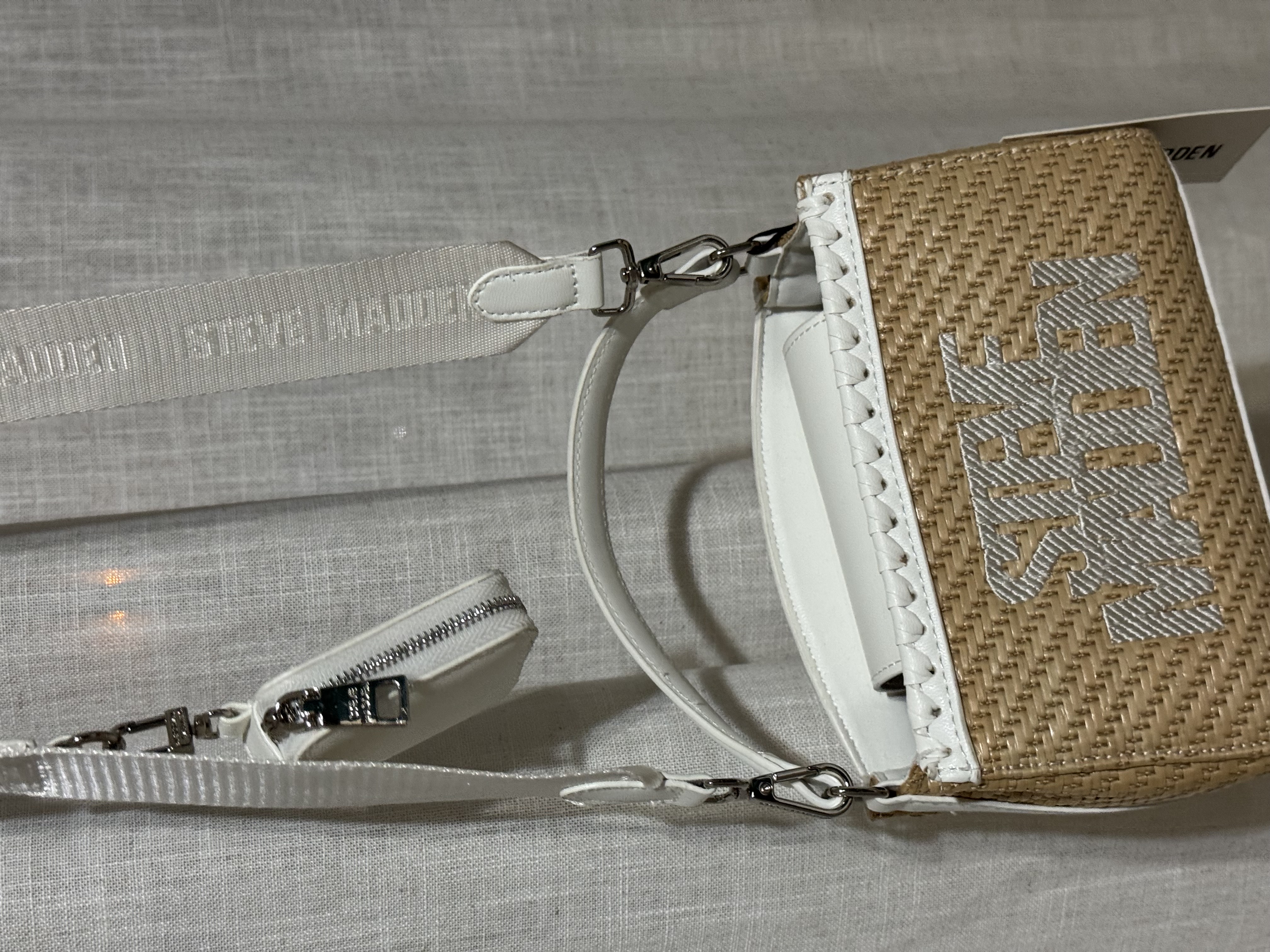 carteras y maletas - cartera steve madden blanca 0