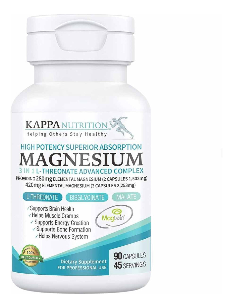 Salud y Equipamiento Médico - Complejo Magnesio 90 capsulas Kappa 0