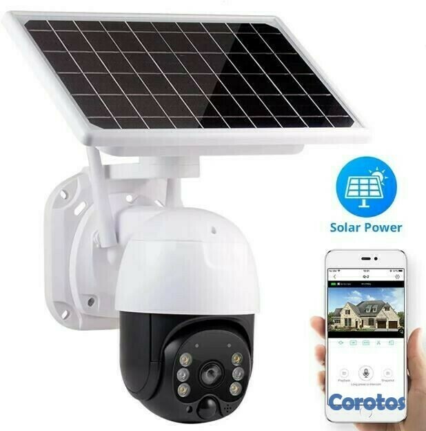 camaras y audio - Camara wifi de exterior PTZ solar 1