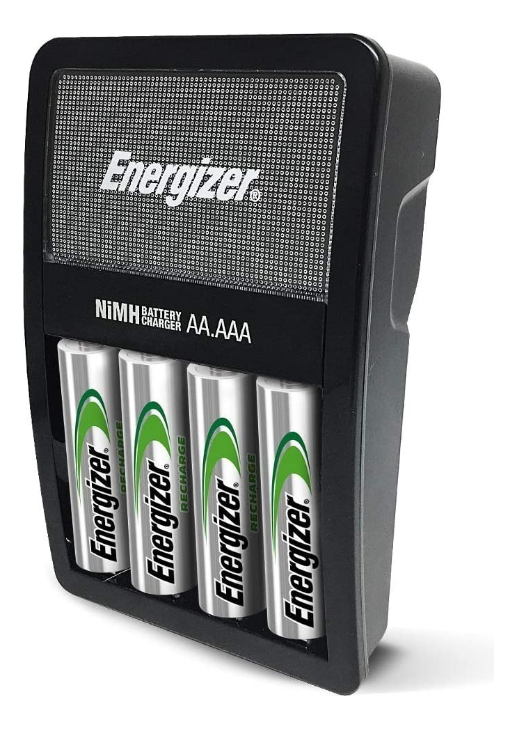 Salud y Equipamiento Médico - Cargador Bateria Energizer Con 4 Baterías Aa Nimh Recargable 0