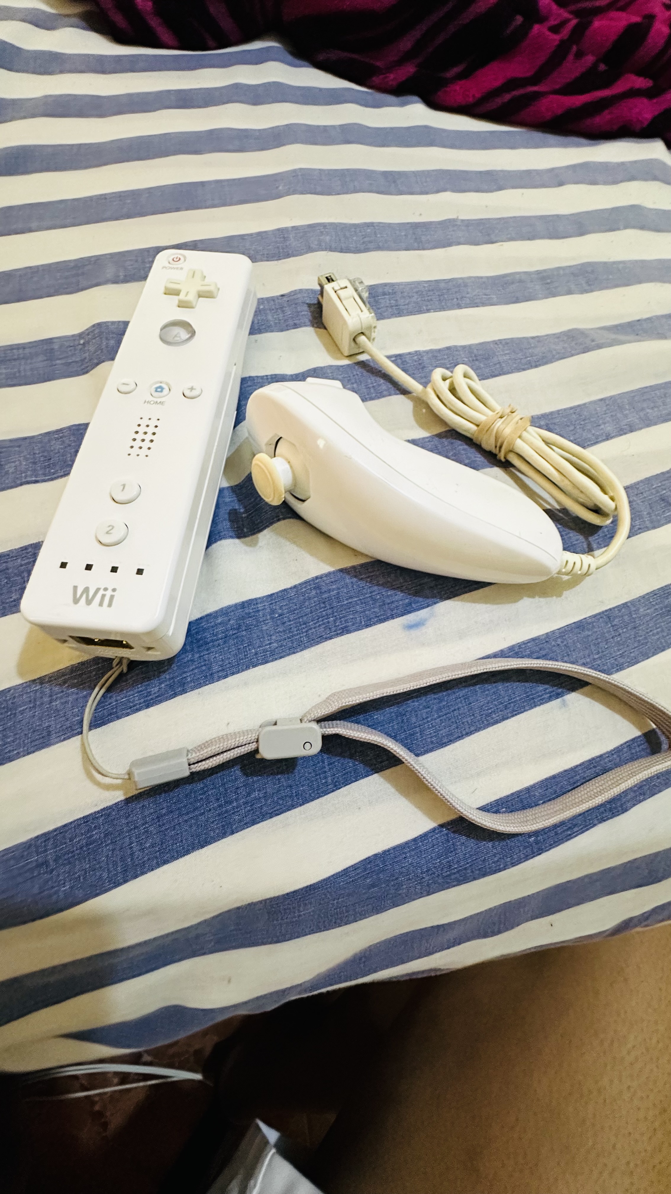 consolas y videojuegos - WII REMOTE ORIGINAL CONTROL BLANCO  WII CON NUNCHU 0