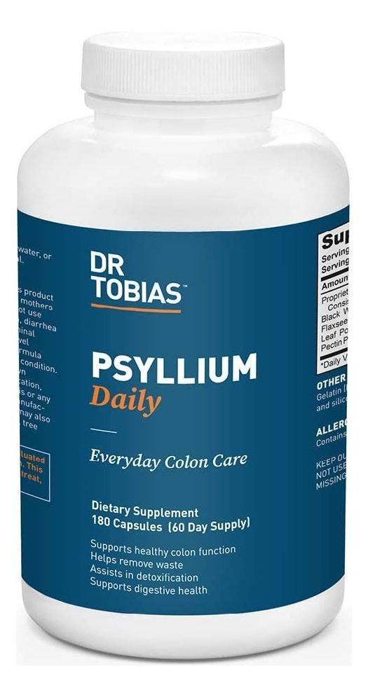 Salud y Equipamiento Médico - Psyllium 180cap Dr. Tobias - Unida - Unidad A $1249 0