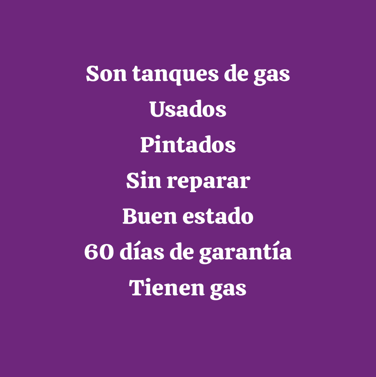 cocina - tanques de gas 25 lib usados 1