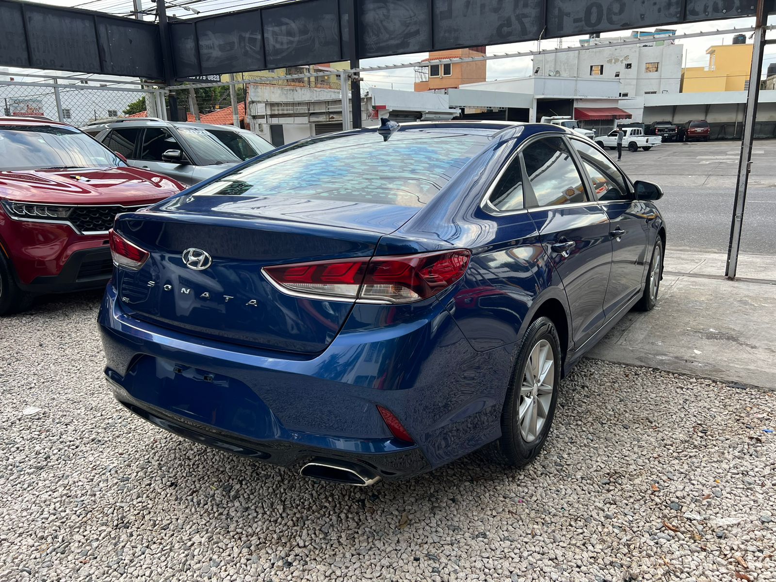 carros - HYUNDAI SONATA SE 2019 AZUL "RECIEN IMPORTADO" 3