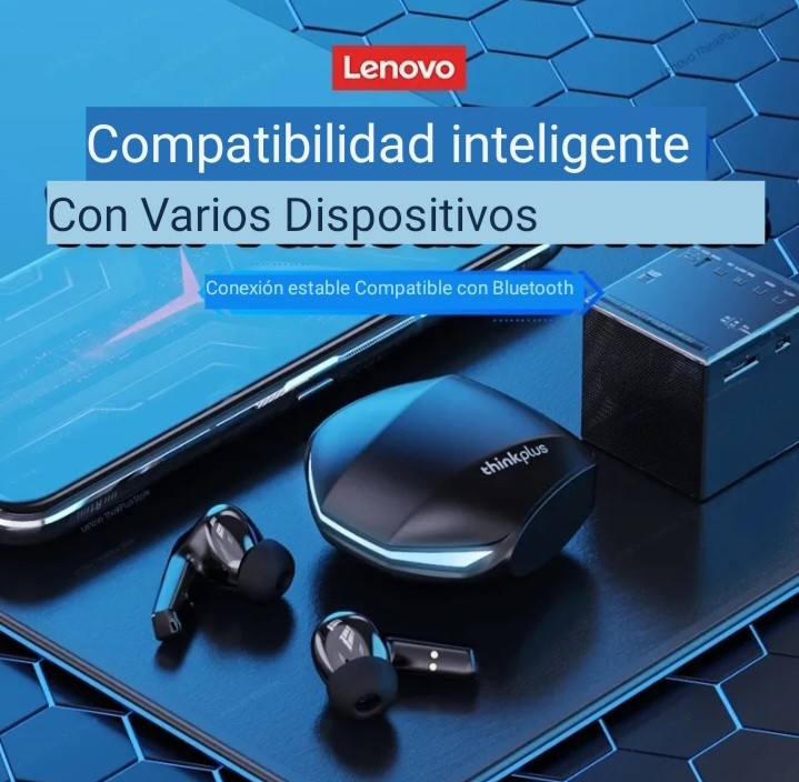 camaras y audio - Auriculares de bluetooth Lenovo GM2 PRO.WhatsApp  0